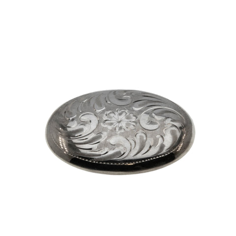 Smith & Bond - Vintage Signed 'SMIBO' Sterling Silver Engraved Brooch (VBR299)