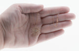 Let It Snow, Let It Snow, Let It Snow ! - Vintage 10K Rose Gold Natural Diamond Snowflake Pendant (VP247)