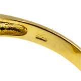 Purple Royale - Estate 24K Gold Plate Over Sterling Silver Natural Amethyst, White Topaz & Seed Pearl Ring (ER386)