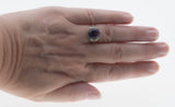 Changes - Estate Sterling Silver Lab Created Alexandrite Floral Filigree Ring (ER389)