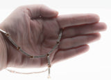 Here Comes The Sun - Estate Palladium Over Sterling Silver Crystal Necklace (EN053)