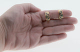 Colour Your World  - Vintage Signed 'BUTLER' Gold Plated Multi-Colour Austrian Swarovski Crystal Rhinestone Clip-On Earrings (VE479)
