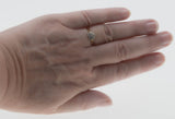 Intricate Daisy - Edwardian English 18K Gold Platinum Natural Diamond Daisy Cluster  Ring (EDR085)