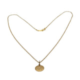 Traveller's Amulet - Vintage 10K Gold 'Saint Christopher' Pendant & 14K GF Chain (VP251)