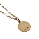 Traveller's Amulet - Vintage 10K Gold 'Saint Christopher' Pendant & 14K GF Chain (VP251)