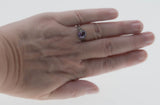 Sweet Lavender - Estate Sterling Silver Natural Amethyst Filigree Ring (ER421)