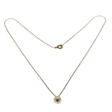 Snow - Vintage Gold Filled Genuine Cultured Pearl Pendant & Chain (VP253)