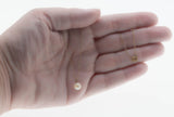 Snow - Vintage Gold Filled Genuine Cultured Pearl Pendant & Chain (VP253)