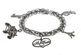 Vintage Charm - Vintage Signed 'AIRFLEX' Sterling Silver Charm Bracelet (VB078)