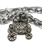 Vintage Charm - Vintage Signed 'AIRFLEX' Sterling Silver Charm Bracelet (VB078)