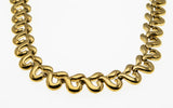 Couture Days - Vintage Signed 'Butler' Gold Plated Fancy Link Necklace (VN227)