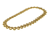 Couture Days - Vintage Signed 'Butler' Gold Plated Fancy Link Necklace (VN227)