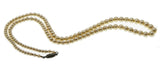 Faux Fabulous - Art Deco Silver Faux Pearl & Paste Necklace Strand (ADN074)