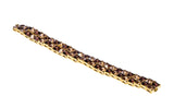Autumn Hues - Vintage Gold Plated Crystal Rhinestone Tennis Bracelet (VB126)