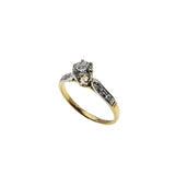 Antique Proposal - Edwardian Signed 'Ryrie' 18K Gold Natural Old European Cut Diamond Engagement Ring (EDR093)