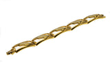 Retro Days - Vintage Signed 'Monet' Gold Plated Open-Work Bracelet (VBR208)