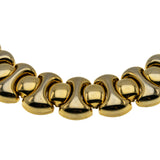 Retro Couture - Vintage Gold Plated Fancy Link Collar Necklace (VN230)