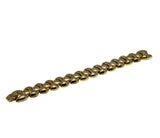 Retro Couture - Vintage Gold Plated Fancy Link Bracelet (VB127)
