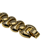 Retro Couture - Vintage Gold Plated Fancy Link Bracelet (VB127)
