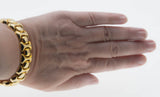 Retro Couture - Vintage Gold Plated Fancy Link Bracelet (VB127)