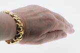 Retro Couture - Vintage Gold Plated Fancy Link Bracelet (VB127)