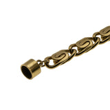 Magnetic Attraction - Vintage Gold Plated Fancy Open-Linked Bracelet (VB128)