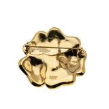 Sparkling Flower - Vintage Signed 'MONET' Gold Plated Austrian Swarovski Crystal Rhinestone Brooch (VBR316)