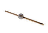 A Touch Of Class - Victorian 9K Rose Gold Pearl Bar Pin Brooch (VICBR018)
