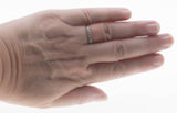All In White - Vintage Platinum Natural Diamond Wedding/Anniversary Ring (VR1039)