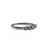 All In White - Vintage Platinum Natural Diamond Wedding/Anniversary Ring (VR1039)