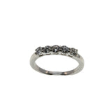 All In White - Vintage Platinum Natural Diamond Wedding/Anniversary Ring (VR1039)