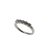 All In White - Vintage Platinum Natural Diamond Wedding/Anniversary Ring (VR1039)