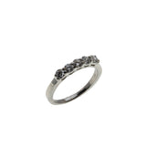 All In White - Vintage Platinum Natural Diamond Wedding/Anniversary Ring (VR1039)