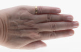 Exquisite Scrolls - Vintage 14K Gold Engraved Wedding Band Ring (VR1040)