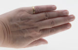Exquisite Scrolls - Vintage 14K Gold Engraved Wedding Band Ring (VR1040)