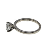 You're The One - Vintage 14K White Gold Natural Canadian Diamond Solitaire Engagement Ring (VR1041)