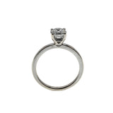 You're The One - Vintage 14K White Gold Natural Canadian Diamond Solitaire Engagement Ring (VR1041)