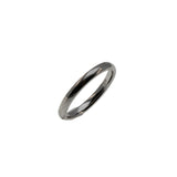 I Love You - Vintage 10K White Gold Wedding Band Ring (VR1042)