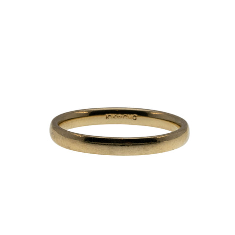 I Will - Vintage 10K Gold Wedding Band Ring (VR1043)