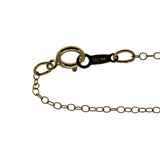 Sleek & Elegant - Vintage 14K Gold Fill Natural Black Alaskan Diamond Pendant & Chain (VP260)