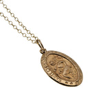 The Protected Traveller - Vintage 10K Gold Saint Christopher Pendant & 14K Gold Fill Chain (VP261)