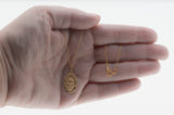 The Protected Traveller - Vintage 10K Gold Saint Christopher Pendant & 14K Gold Fill Chain (VP261)
