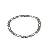 Figaro Mariner - Vintage Italian Sterling Silver Fancy  Link Bracelet  (VB131)