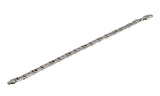 Silvery Adornment - Vintage Sterling Silver Heavy Fancy Link Bracelet (VB132)