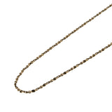 Golden Classic - Vintage 10K Gold Twisted Serpentine Chain Necklace (VN237)