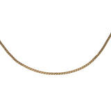 Dainty & Classic - Vintage 10K Gold flat Curb Chain Necklace (VN238)