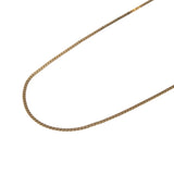 Dainty & Classic - Vintage 10K Gold flat Curb Chain Necklace (VN238)