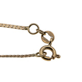 Dainty & Classic - Vintage 10K Gold flat Curb Chain Necklace (VN238)