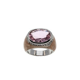 Retrofabulous - Vintage Sterling Silver Crystal Enamelled Ring (VR1056)