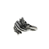 Forget Me Knot - Vintage Signed 'Sarah Coventry' Silver Metal Ring (VR1058)